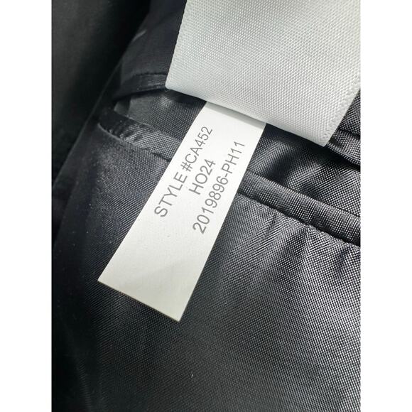 J.Crew Men's Black Wool Blend Thompson Topcoat Black Size 40 NWT - Picture 11 of 13